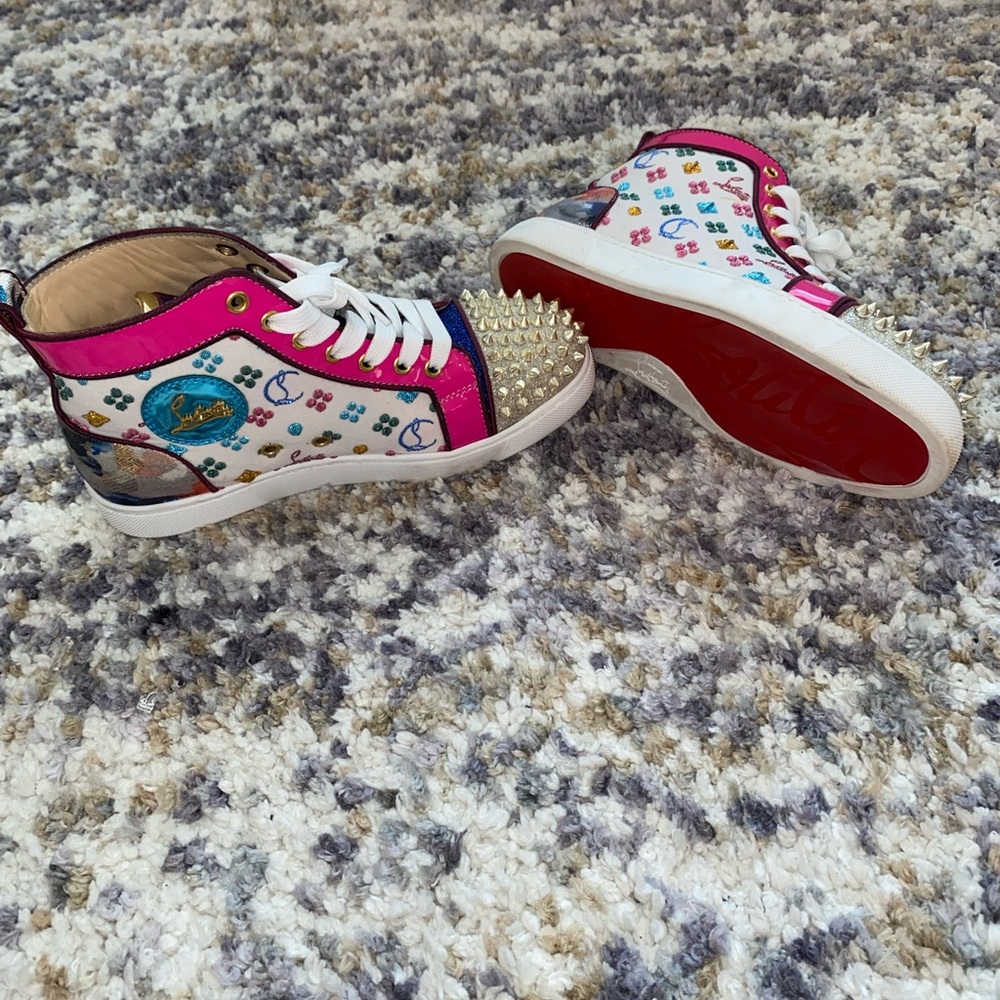 Christian Louboutin , 37.5, Pink